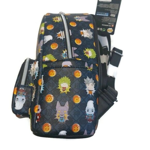 Funko Pop Dragonball Z Super MINI Backpack Black Multi-Color 11" x 9" Ages 8+ - Picture 5 of 6